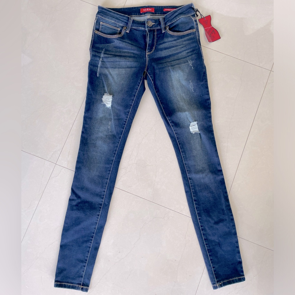 Medium Rise Skinny Curvy Jeans by Guess